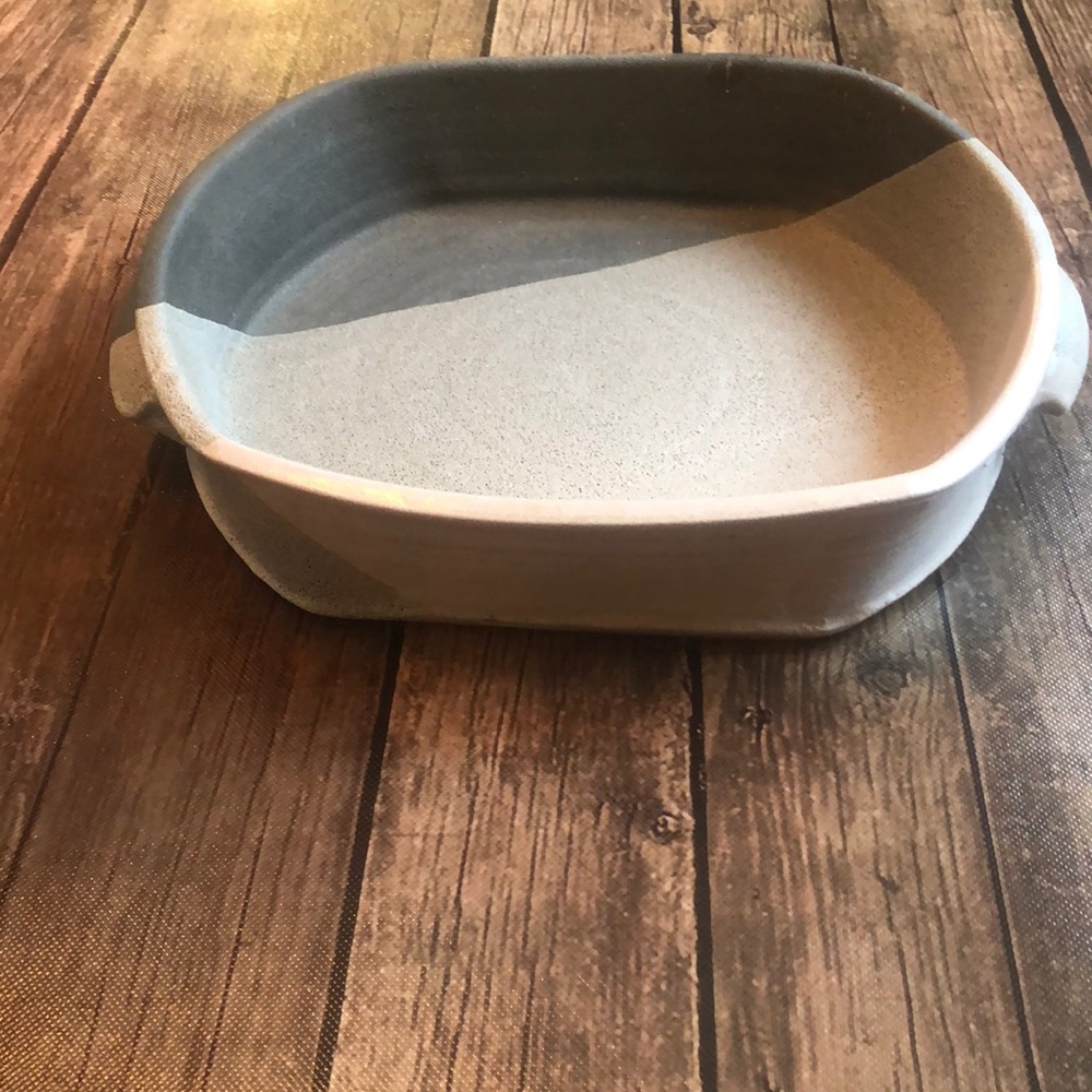 Handmade and Signed Raku(?) Ceramic Tray